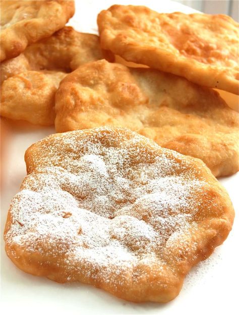 County Fair Fried Dough | King Arthur Flour Fried Dough Recipes, Fry Bread, Fried Dough, Fair Food Recipes, County Fair, Dough Recipe, Dinner Rolls, Bread Dough, Kefir