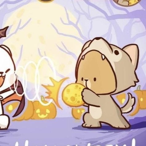 Cute Fall Matching Pfps, Matching Pfps Halloween Couple, Milk And Mocha Bear Halloween, Fall Pfps Matching, Milk And Mocha Halloween, Milk And Mocha Bear Matching Pfp, Matching Autumn Pfp, November Pfp, Halloween Pfps Matching