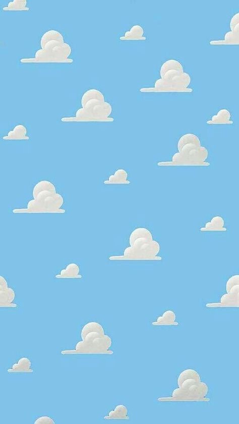 Toy Story Clouds Background, Toy Story Pattern, Disney Mural, Toy Story Clouds, Dibujos Toy Story, Toy Story Theme, Desain Buklet, Toy Story Birthday Party, Disney Phone Wallpaper