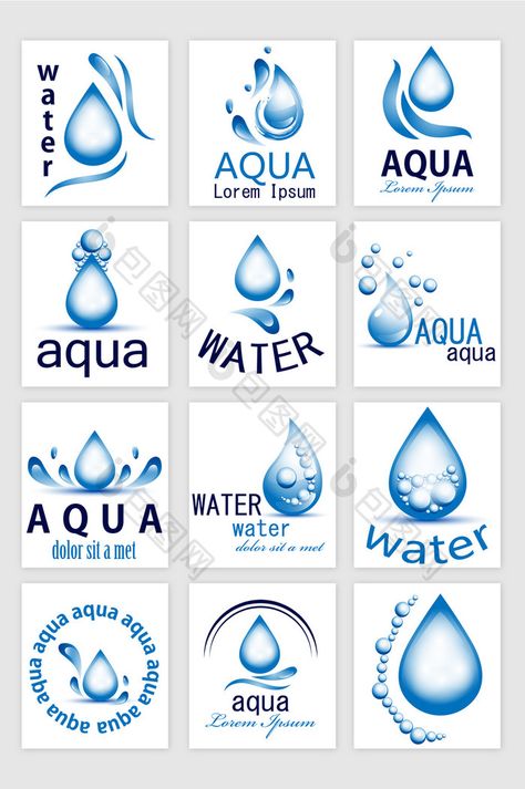 Water Drops Water Saving Related LOGO Design Vector Elements #logo #logodesign #pikbest #graphic #graphicdesign Water Bottle Logo Design Ideas, Water Bottle Logo Design, Water Logo Design Ideas, Water Bottle Logos, Logo Design Water, Aqua Logo, Save Water Poster, Elements Logo, Water Bottle Label Design