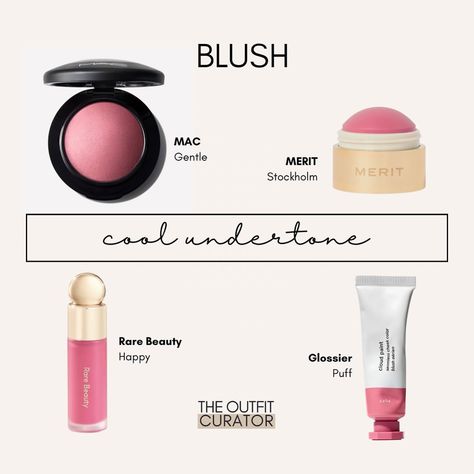 Blush for cool undertone! If you’re a summer or a winter, these blushes are for you! 🎨 . . . #colorpalette #coloranalysis #blush… | Instagram Blush For Winter Skin Tone, Blush For Cool Undertones, Cool Pink Blush, Winter Blush Makeup, True Summer Blush, True Winter Blush, True Summer Makeup Products, Deep Winter Blush, Soft Summer Blush