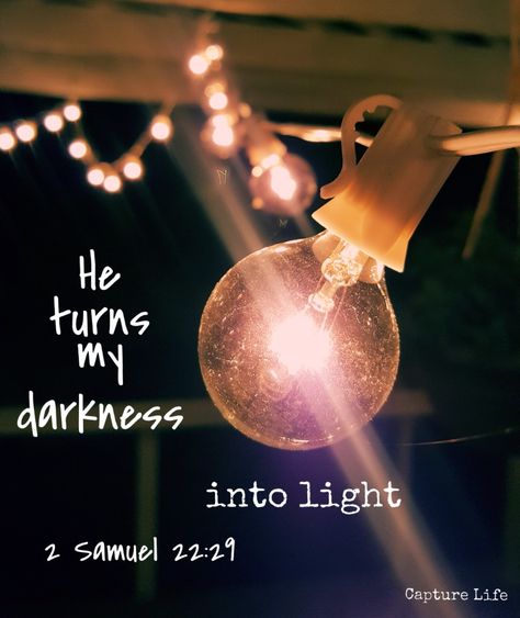 He turns my darkness into light He Turns My Darkness Into Light, Light Quotes Aesthetic, Bible Verse Light, Sista Quotes, Ministry Fair, Bible Journal Notebooks, Bible Studying, Business Goal, Winter Retreat