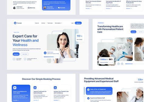 Youcare - Healthcare Website by Pickolab Studio Healthcare Website Design, Healthcare Website, Effective Workouts, Evernote, Superfoods, Immune System, Landing Page, Website Design, Health Care