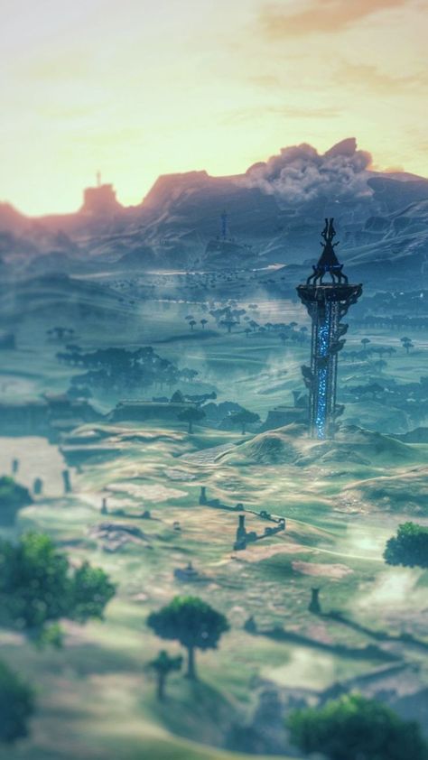 Botw Landscapes Wallpaper, Botw Zelda Wallpaper, Zelda Landscape Wallpaper, Botw Aesthetic Wallpaper, Legend Of Zelda Botw Wallpaper, Botw Backgrounds, Legend Of Zelda Totk Wallpaper, Zelink Wallpaper, Zelda Breath Of The Wild Wallpaper