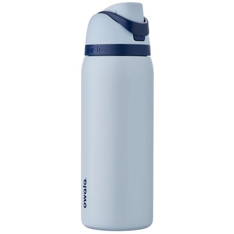 Owala FreeSip Stainless Steel Water Bottle, 32oz Blue | Walmart (US) Trendy Water Bottles, Cute Water Bottles, Best Water Bottle, Sports Water Bottle, Bottle With Straw, Sports Water, Water Bottle With Straw, Sports Travel, Insulated Stainless Steel Water Bottle