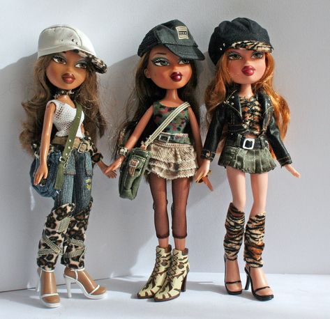 Dc Superhero Girls Dolls, Bratz Yasmin, Safari Outfit, Safari Outfits, Black Bratz Doll, Bratz Doll Outfits, Brat Doll, Bratz Girls, Bratz Inspired Outfits