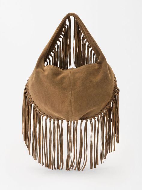 Parfois Bags, Leather Fringe Bag, Laptop Travel Bag, Small Travel Bag, Multipurpose Bag, Suede Tote, Fringe Bags, Straw Bags, Suede Fringe