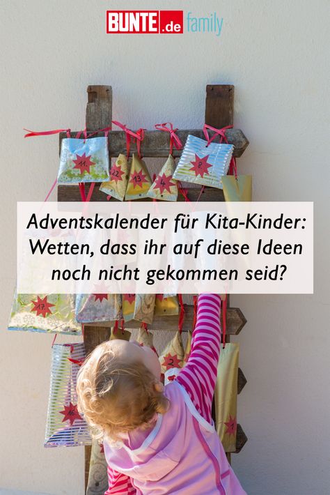 #adventskalender #kita #kinder #advent #befüllen #vorfreude #weihnachten #adventszeit #dezember #ideen #familienglück Advent, Kindergarten, Christmas Decorations, Christmas