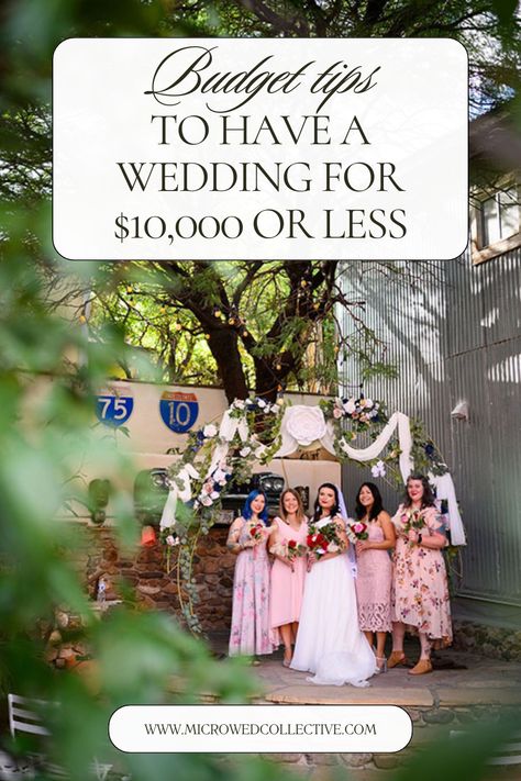 Budget tips to help you keep your wedding under $10,000 (or whatever budget you set for yourself!). Get the best wedding budget tips so you can be sure to keep that spending under control while pulling off your dream wedding!  #weddingbudget #budgettips #weddingonabudget 10 000 Wedding Budget, Wedding Budget Tips, Average Wedding Costs, Budget Weddings, Wedding Budget, Budget Tips, Wedding Costs, Stay On Track, Micro Wedding