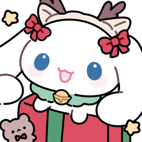 𝐁𝐲:糖醋兔丸 (𝐖𝐞𝐢𝐛𝐨/小红书) / ᵕ̈¡Happy New Year! ✰߷ Cute Christmas Matching Pfp, Cinnamon Rolls Christmas, Christmas Profile Pictures, Christmas Aesthetic Wallpaper, Kitty Drawing, Hello Kitty Drawing, Hello Kitty Christmas, Anime Cover Photo, Sanrio Wallpaper