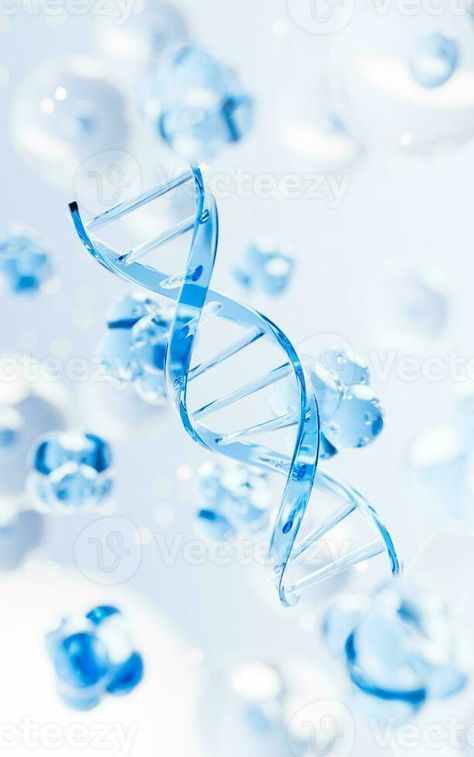 DNA and biology concept, 3d rendering. Dna 3d, Dna Art, 3d Vector, Pisco, Genetic, 3d Rendering, Plexus Products, Biology, Science