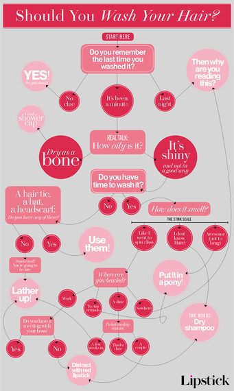 Should You Wash Your Hair Today? This Flowchart Has Your Answer Hair Chart, Weak Hair, Party Appetizers, The Beauty Department, Sweet Pic, Dark Makeup, Hair Starting, Flow Chart, Washing Hair