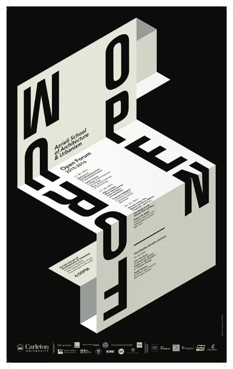 Carleton University, Architecture School, Catalogue Design, 타이포그래피 포스터 디자인, School Of Architecture, Typography Layout, Typography Poster Design, Typographic Poster, Grafic Design