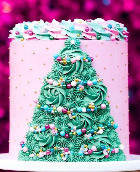 Green Christmas Cake, Christmas Cake Designs, Xmas Cake, Cake Blog, Tree Cake, Christmas Tree Cake, Tree Cakes, Christmas Cupcakes, Dessert Decoration