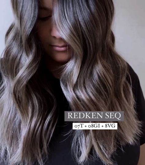 Brown Highlights Shades Eq, Ashy Level 8 Shades Eq, Ash Brown Balayage Redken Formula, Redken Shades Eq 4m, Ashy Blonde Redken Formula, Ashy Brunette Formula, Ash Brown Redken Shades Eq Formula, Redken Shades Eq Formulas Ashy Brunette, Ashy Brown Formula