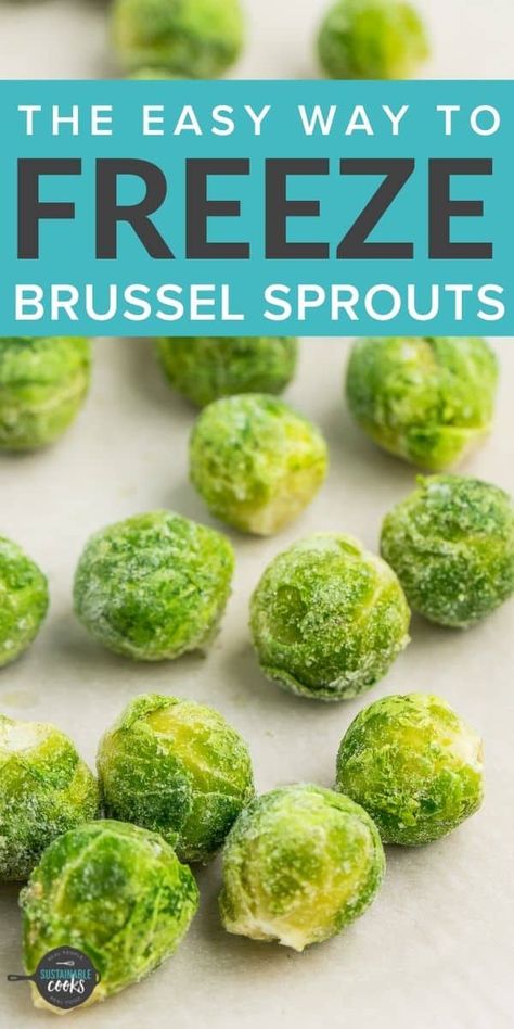 Blanching Brussel Sprouts, Roast Frozen Brussel Sprouts, Honey Sriracha Brussel Sprouts, Preparing Brussel Sprouts, Raw Brussel Sprouts, Roasting Frozen Vegetables, Freezing Brussel Sprouts, Brussel Sprouts Recipes Easy, Money Learning