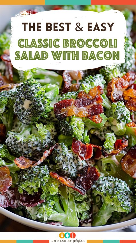 Classic Broccoli Salad with Bacon Sunflower Bacon Crunch Salad, Bacon And Broccoli Salad, Broccoli Salad Taste Of Home, Broccoli Romaine Salad, Broccoli Salad Red Wine Vinegar, Broccoli Salad With Almonds, Asian Brocolli Salad, Trees And Raisins Salad, Broccoli Salad No Cheese