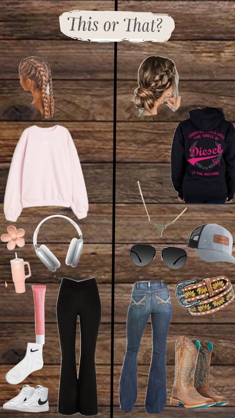 #thisorthat #countryoutfit #westernoutfit #country #western #countryorpreppy Bitmoji Outfits, Summer Country, Country Western, Country Outfits, Outfits Summer, Western Outfits, Pins, Quick Saves