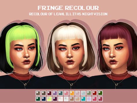 Hair Sims 4 Cc, Split Dye Hair, Half And Half Hair, Split Dye, Cc Hair, Pelo Sims, Sims 4 Mm Cc, Play Sims, Dye Hair