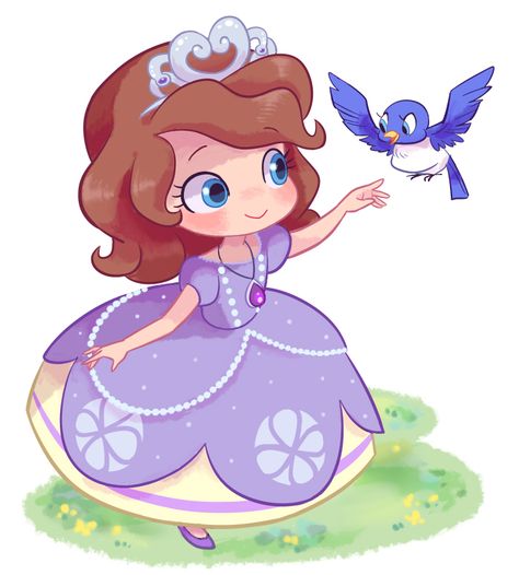 Sofia The First Drawing, Sofia The First Cartoon, Princess Drawing, Disney Princess Sofia, Disney Princess Babies, Disney Cuties, Kawaii Disney, Cute Disney Drawings, Wallpaper Disney