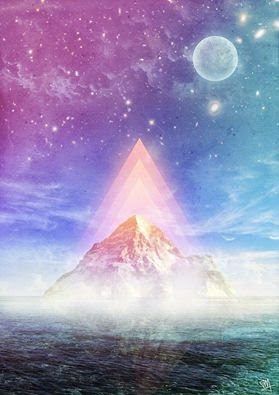 New Earth, Visionary Art, Spiritual Art, Sacred Geometry, Love And Light, Cosmos, Geometry, Planets, Aura