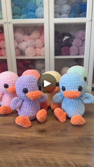 45K views · 1K reactions | I love how these turned out!! 🌈 . I think I need to make them some floaties! . No sew pattern by me! Yarn premier parfait chunky  . #crochet #crocheter #crochetgrove #crochetduck #nosew #nosewpattern #up #stopmotion #ducks #rainbow | Crochet Grove | Crochet Grove · Original audio Rainbow Crochet, Chunky Crochet, No Sew, Stop Motion, Ducks, Sewing Patterns, Audio, Yarn, I Love