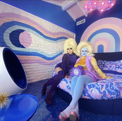 Trixie Motel, Juno Birch, Futurism Art, Trixie Mattel, Trixie And Katya, Drag Queens, Rupauls Drag Race, Cute Room Decor, Rupaul