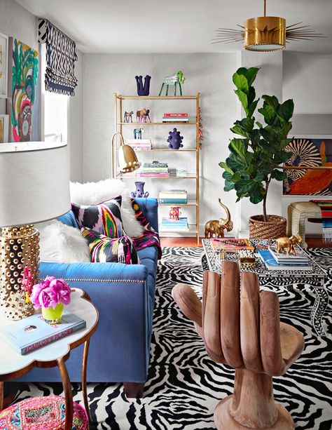 In contrast to the less-is-more approach, many prefer their home to look lived-in and layered with color, pattern, and intrigue. These maximalist design ideas prove that less may be good, but more can be a whole lot better. #maximalism #maximalist #maximalistinterior #2021trends #homedecor #bhg Maximalist Living Room, Traditional Home Magazine, Fig Trees, Trendy Plants, Maximalist Decor, Room Deco, Fiddle Leaf, Style Deco, Design Del Prodotto