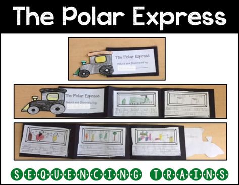 Common Core in December: Polar Express Sequencing - Sarah's Teaching Snippets Polar Express Writing, Polar Express Crafts, Polar Express Day, Polar Express Activities, Writing Complete Sentences, Polar Express Train, The Polar Express, Pinterest Crafts, Express Train