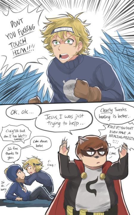 Creek Fanart South Park, Creek South Park Comic, Creek South Park Fanart, Tweek Tweek, Craig And Tweek, Tweek X Craig, Craig South Park, Tweek South Park, South Park Memes