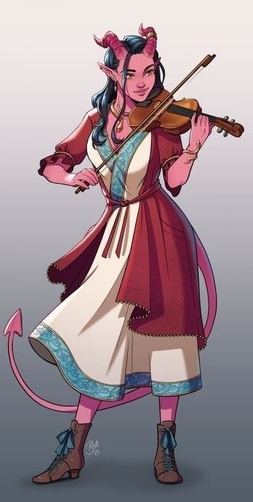 Tiefling Female, Dnd Tiefling, Dnd Bard, Tiefling Bard, Pathfinder Character, Dnd Races, Heroic Fantasy, Chinese Art Girl, Dungeons And Dragons Characters