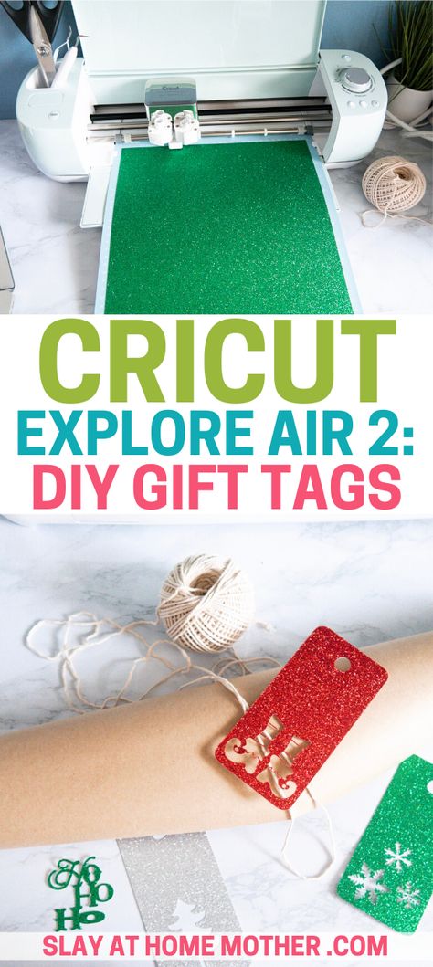 Diy Christmas Gift Tags, Cricut Tags, Cricut Projects Christmas, Diy Gift Tags, Diy Christmas Tags, Christmas Gift Tags Diy, Cardstock Crafts, Cricut Christmas Ideas, Cricut Explore Projects