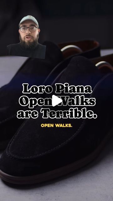 Openwalks and Summerwalks and all of those Loro Piana shoes are just awful. They have no character, they're poorly designed, they lack detail, their history is terrible, their shape is bad, they're poorly constructed... These shoes should not exist, and you certainly shouldn't pend large sums of money on them. Loro Piana Shoes Men, Loro Piana Open Walk, Loro Piana Shoes, Bad Shoes, Loro Piana Men, Ivy Style, Loro Piana, Men's Style, Chukka Boots