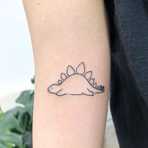 Stegasorus Tattoo, Buoy Tattoo, Funny Small Tattoos, Beautiful Tattoo Designs, Cute Tattoo Ideas, Cute Animal Tattoos, Brain Tattoo, Nerdy Tattoos, Dinosaur Tattoos