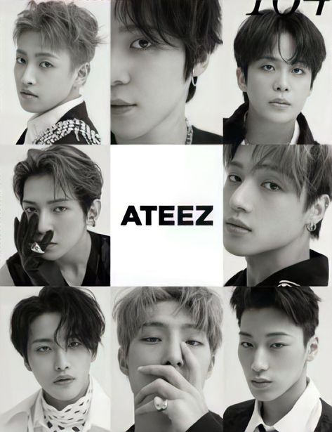 Ateez Group Photo, Pirate Kids, Kpop Posters, Learn Korean, Woo Young, Picture Credit, Golden Child, Group Photo, Kim Hongjoong