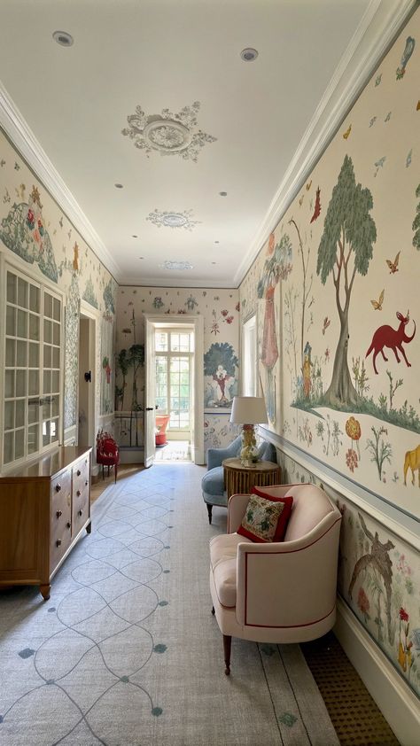 Whimsical Home Decor Ideas Fairytale Mural, Fairytale Interior, Forest Furniture, Whimsical Wallpaper, Whimsical Home Decor, Decor Hacks, Whimsical Home, Look Expensive, Forest Creatures