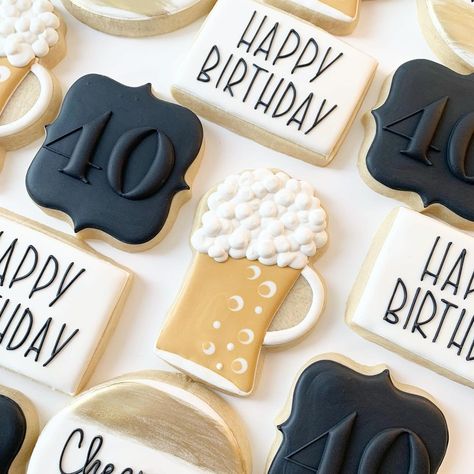 30th Cookies For Men, Cookies For Men Birthday, 35 Birthday Party Ideas For Him, Men Birthday Cookies, Birthday Cookies Men, Men Birthday Cookies Decorated, 25th Birthday Cookies Men, 40 Birthday Cookies For Men, Mens Birthday Cookies