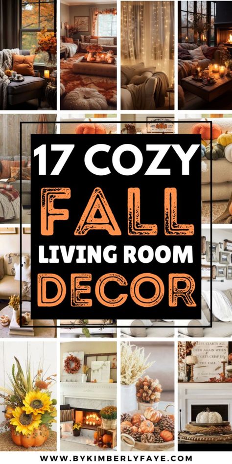 Fall Living Room Decor Ideas Living Room Decor Ideas Diy, Fall Living Room Decor Warm Colors, Living Room Fall Decor Ideas, Fall Living Room Decor Ideas, Fall Decor Ideas For Living Room, Room Decor Ideas Diy, Fall Living Room Ideas, Cozy Fall Living Room, Minimalist Living Room Design