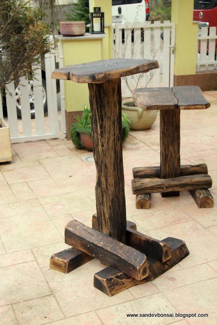 bonsai displays | My new garden bonsai stands                                                                                                                                                                                 More Bonsai Plant Stand Outdoor, Outdoor Bonsai Display Ideas, Bonsai Bench Diy, Bonsai Stands Ideas, Bonsai Stands Outdoor, Bonsai Display Stand, Bonsai Garden Landscaping, Bonsai Stand, Bonsai Display