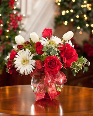 Holiday Gerbera Daisies & Roses Silk Bouquet White Gerbera, Holiday Bouquet, Silk Flower Bouquet, Bouquet Arrangement, Small Flower Arrangements, Gerbera Daisies, Silk Bouquet, Artificial Floral Arrangements, Beautiful Flowers Images