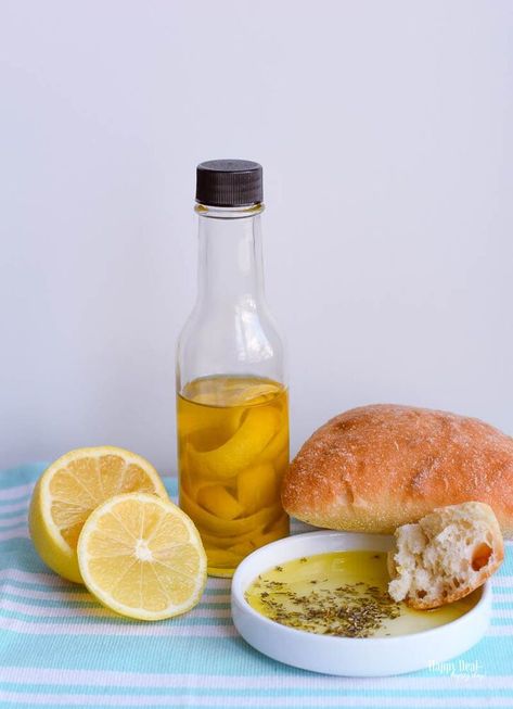 Lemon Essential Oil Recipes, Healthy Bean Dip, Lemon Infused Olive Oil, Herb Infused Olive Oil, Citrus Zester, Bread Dipping, Pesto Salad, Baked Oatmeal Cups, Olive Oil Recipes