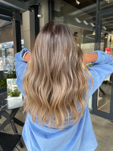 Brushlight Hair Blonde, Low Maintenance Balayage, Partial Balayage, Babylights Hair, Light Brunette Hair, Hair Fan, Partial Highlights, Summer Blonde Hair, Hair Color Underneath