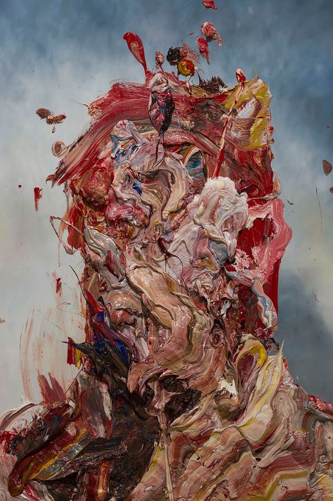 Juxtapoz Magazine - Antony Micallef: Excavating An Aura Art Basel Hong Kong, Contemporary Expressionism, Emotional Painting, Digital Museum, Tattoo Magazines, Juxtapoz Magazine, Human Form, Portrait Sculpture, Art Basel