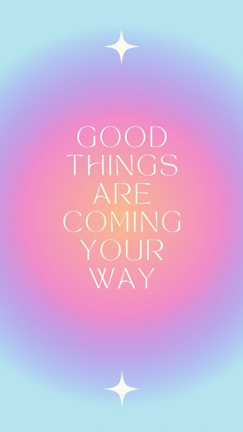 Wallpaper Positive, Quotes Dream, Good Things Are Coming, Spiritual Wallpaper, Positive Wallpapers, Vision Board Affirmations, Vision Board Manifestation, Aura Colors, Self Love Affirmations