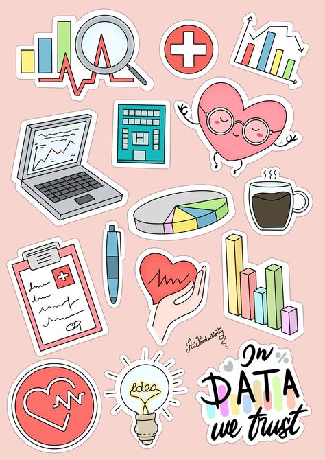 Healthcare DATA digital STICKERS Set for digi Digital Planner Stickers Aesthetic, Physics Stickers Printable, Health Stickers Printable, Medical Stickers Aesthetic, Freebie Stickers, Medical Stickers, Paper Art Design, Science Stickers, Stickers Design