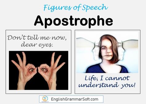 Apostrophe as a Figure of Speech Figure Of Speech Examples, Apostrophe Examples, Speech Examples, Figures Of Speech, Simple Past Tense, Literary Devices, English Verbs, Learn English Grammar, Interpersonal Skills