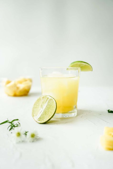 Fresh pineapple and lime juices just mix so well with blanco tequila to make a refreshing pineapple paloma. Pineapple Paloma, Drinks With Pineapple Juice, Fresh Pineapple Juice, Paloma Recipe, Lime Drinks, Enjoy With Friends, Paloma Cocktail, Best Tequila, Homemade Cocktails