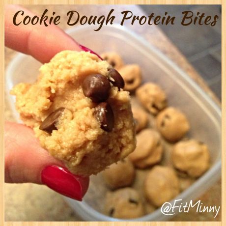 Cookie Dough Protein, Diary Of A Fit Mommy, Raw Cookie Dough, Healthy Protein Snacks, Cookie Dough Bites, Protein Treats, Protein Muffins, Protein Powder Recipes, Protein Desserts