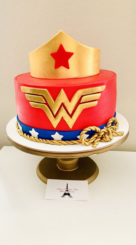 Unfinished Business, First Birthday, First Birthdays, Wonder Woman, Wonder, Cake, Birthday