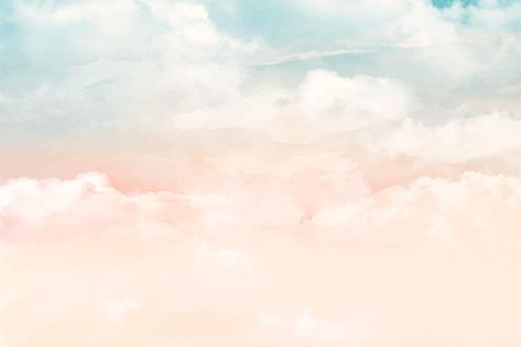 Hand painted watercolor pastel sky backg... | Free Vector #Freepik #freevector #background Pastel Background For Ppt, Projector Wallpaper, Wallpaper Clouds, Floral Watercolor Background, Pastel Clouds, Presentation Backgrounds, Watercolor Sky, Watercolor Galaxy, Pastel Sky